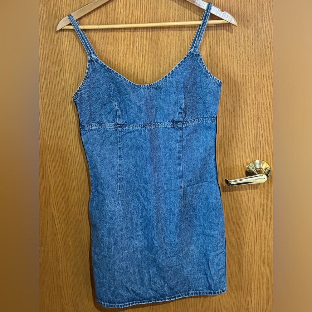 Vintage Express Bleus Denim Mini Dress